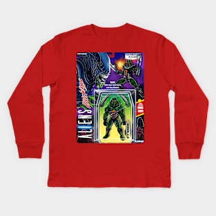 Rzor action figure Kids Long Sleeve T-Shirt